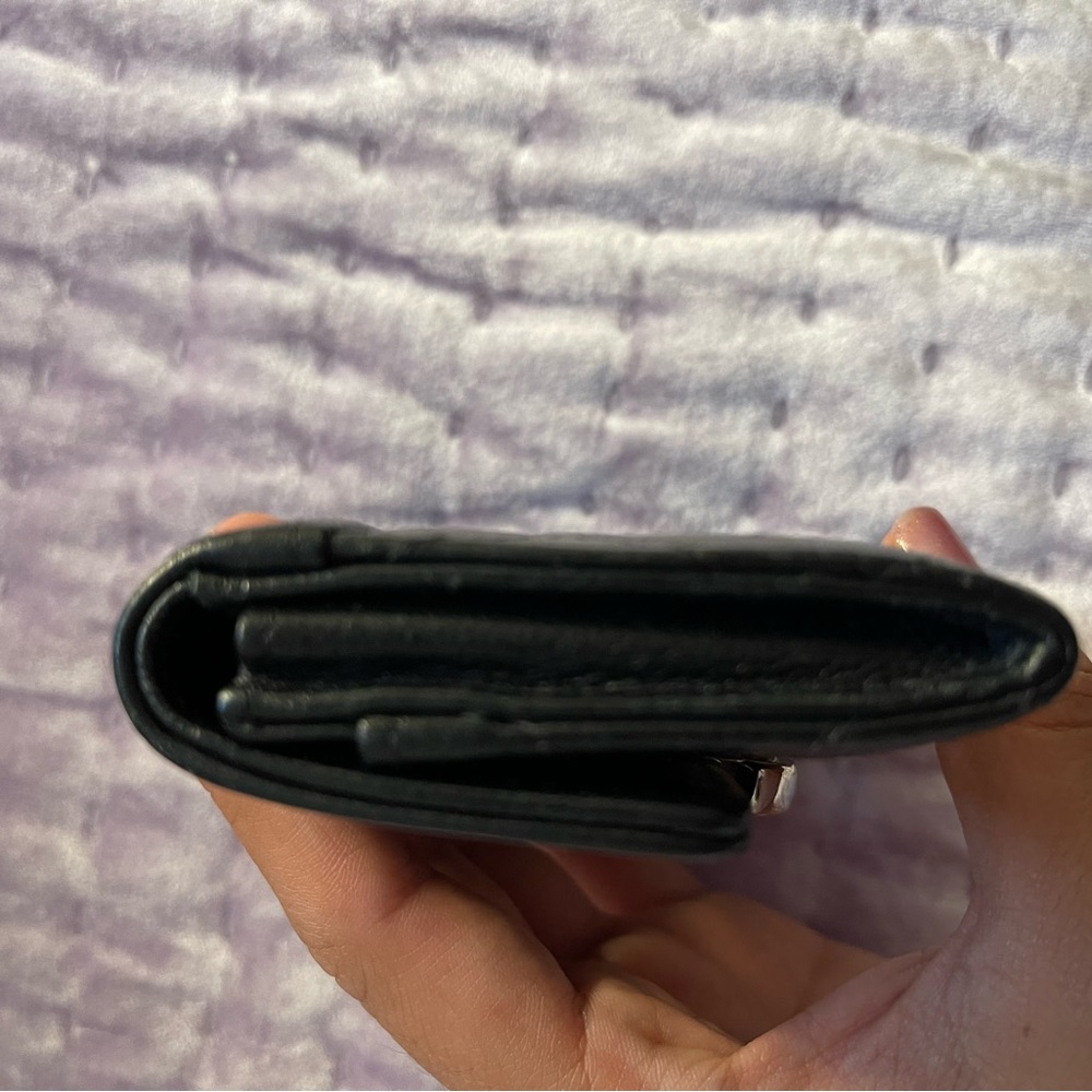 Chanel quilted card holder in black. - Picture 6 of 6